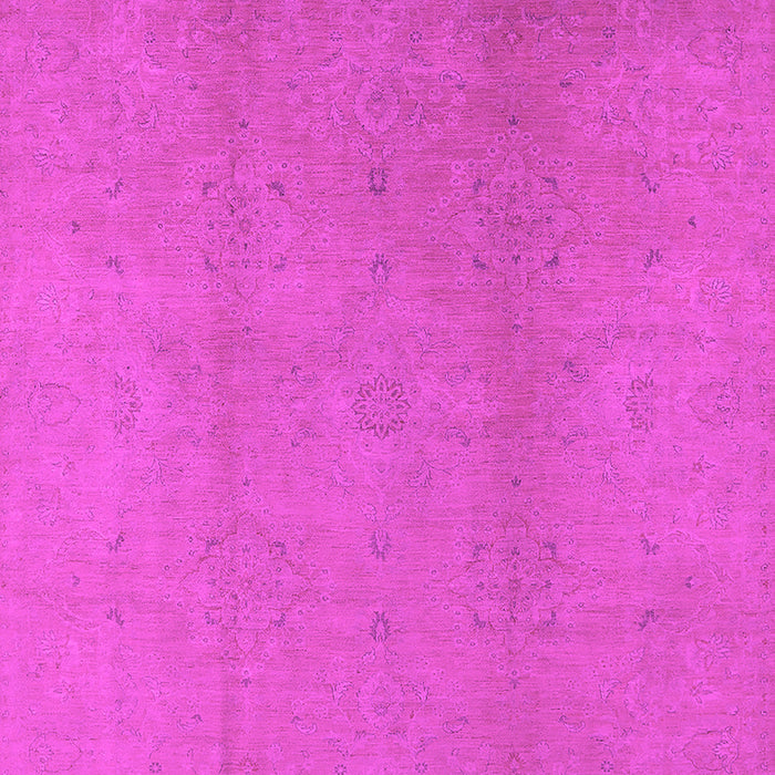 Machine Washable Oriental Pink Industrial Rug, wshurb1140pnk