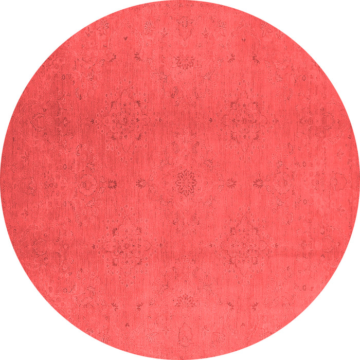Machine Washable Oriental Red Industrial Rug, wshurb1140red
