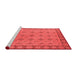 Industrial Red Washable Rugs