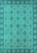 Oriental Turquoise Industrial Rug, urb1141turq