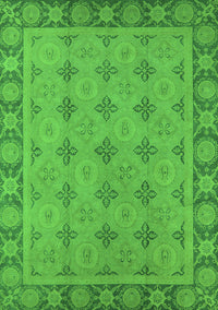 Oriental Green Industrial Rug, urb1141grn