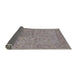 Sideview of Mid-Century Modern Mauve Taupe Purple Oriental Rug, urb1142