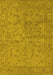 Oriental Yellow Industrial Rug, urb1142yw