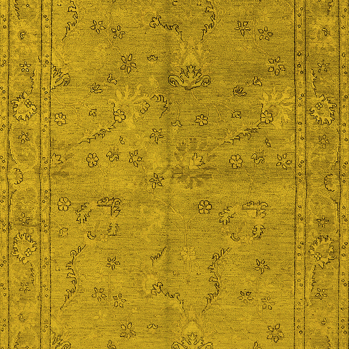 Oriental Yellow Industrial Rug, urb1142yw