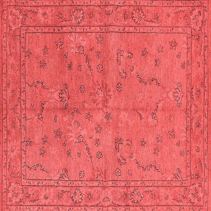 Machine Washable Oriental Red Industrial Rug, wshurb1142red