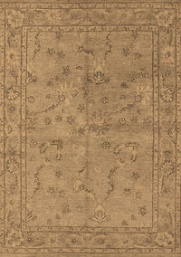 Oriental Brown Industrial Rug, urb1142brn