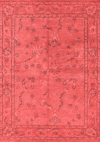 Oriental Red Industrial Rug, urb1142red