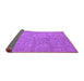 Sideview of Oriental Purple Industrial Rug, urb1142pur