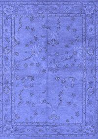 Oriental Blue Industrial Rug, urb1142blu