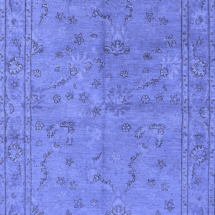 Oriental Blue Industrial Rug, urb1142blu