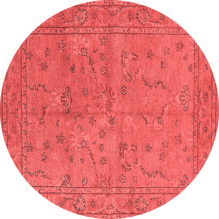 Machine Washable Oriental Red Industrial Rug, wshurb1142red