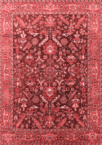 Oriental Red Industrial Rug, urb1143red