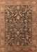 Oriental Brown Industrial Rug, urb1143brn