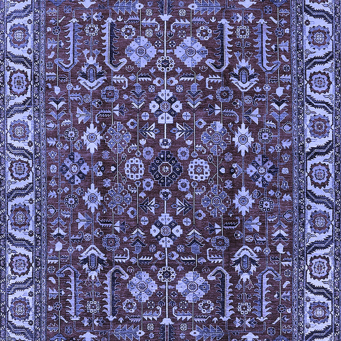 Oriental Blue Industrial Rug, urb1144blu