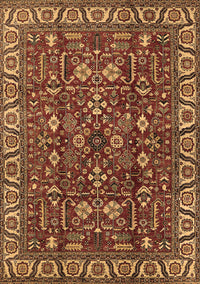 Oriental Brown Industrial Rug, urb1144brn