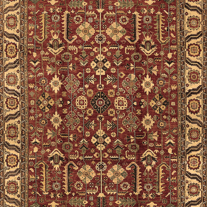 Oriental Brown Industrial Rug, urb1144brn