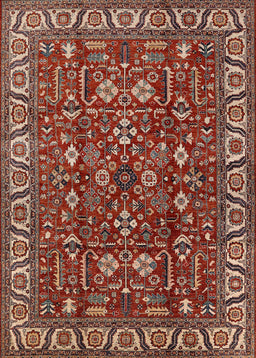 Mid-Century Modern Red Oriental Rug, urb1144