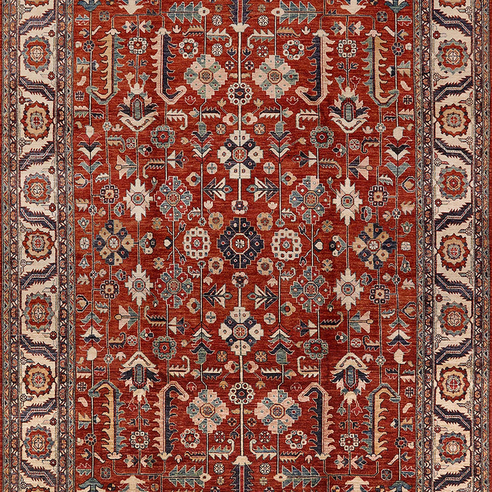 Machine Washable Industrial Modern Tomato Red Rug, wshurb1144