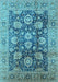 Oriental Light Blue Industrial Rug, urb1145lblu