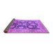 Sideview of Oriental Purple Industrial Rug, urb1145pur