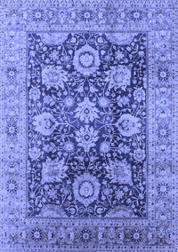 Oriental Blue Industrial Rug, urb1145blu