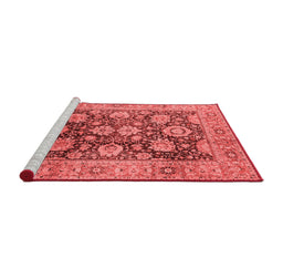 Industrial Red Washable Rugs
