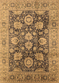 Oriental Brown Industrial Rug, urb1145brn