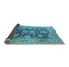 Sideview of Oriental Light Blue Industrial Rug, urb1145lblu