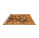 Sideview of Machine Washable Oriental Orange Industrial Area Rugs, wshurb1145org