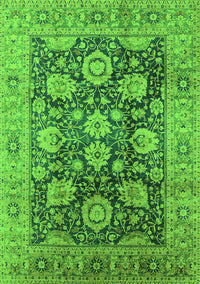 Oriental Green Industrial Rug, urb1145grn