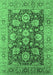 Oriental Emerald Green Industrial Rug, urb1145emgrn