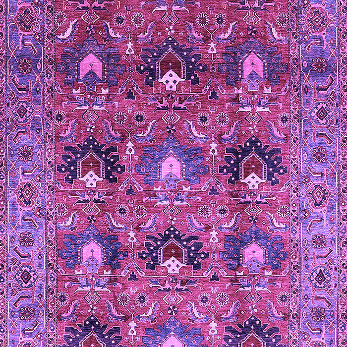 Machine Washable Oriental Purple Industrial Area Rugs, wshurb1146pur