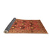 Sideview of Oriental Orange Industrial Rug, urb1146org