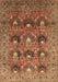 Oriental Brown Industrial Rug, urb1146brn