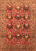 Oriental Orange Industrial Rug, urb1146org