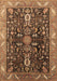 Oriental Brown Industrial Rug, urb1147brn