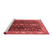 Industrial Red Washable Rugs