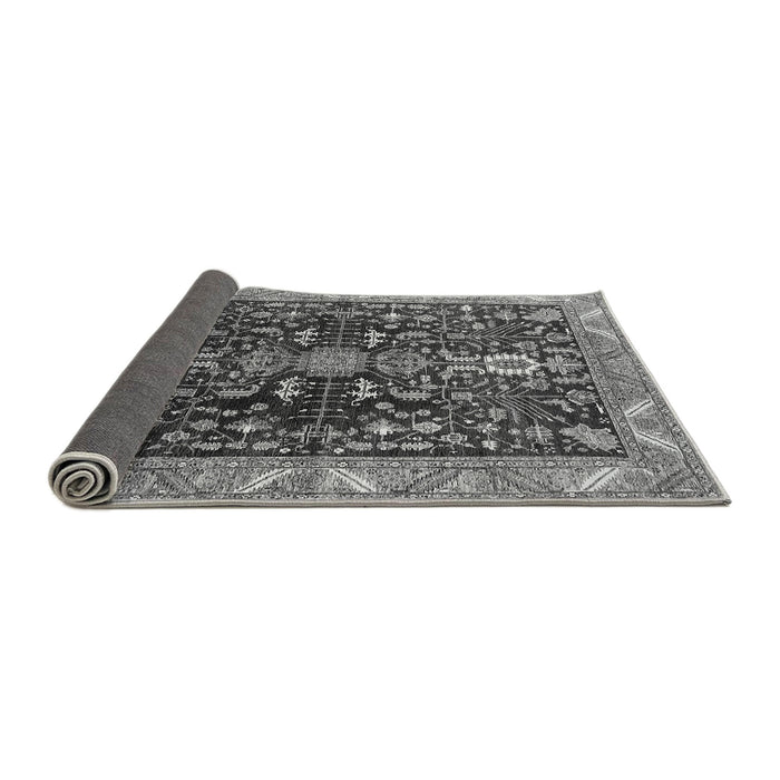 Sideview of Oriental Gray Industrial Rug, urb1147gry