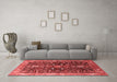 Industrial Red Washable Rugs