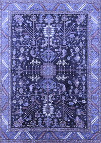 Oriental Blue Industrial Rug, urb1147blu