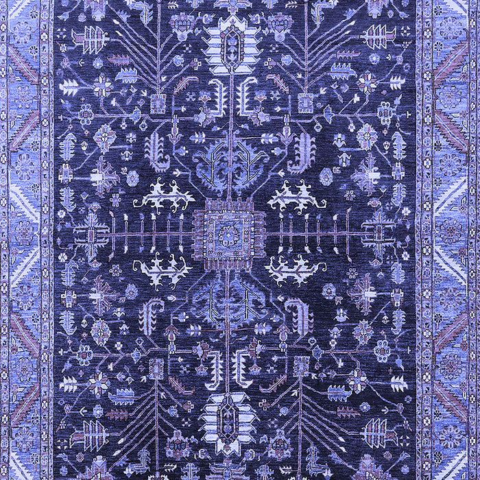 Oriental Blue Industrial Rug, urb1147blu