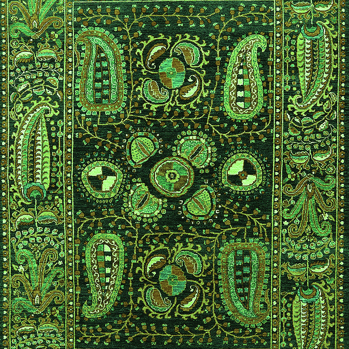 Oriental Green Industrial Rug, urb1148grn