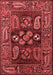 Oriental Red Industrial Area Rugs