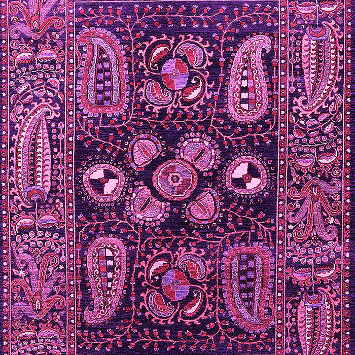 Machine Washable Oriental Pink Industrial Rug, wshurb1148pnk