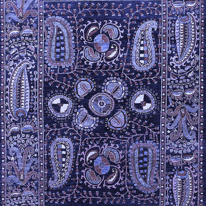 Oriental Blue Industrial Rug, urb1148blu