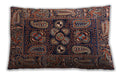 Mid-Century Modern Urban Rose Dust Purple Lumbar Throw Pillow, 13 inch by 19 inch, lburb1148