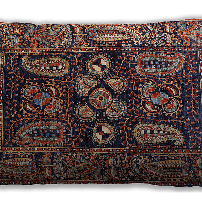 Mid-Century Modern Urban Rose Dust Purple Lumbar Throw Pillow, 13 inch by 19 inch, lburb1148