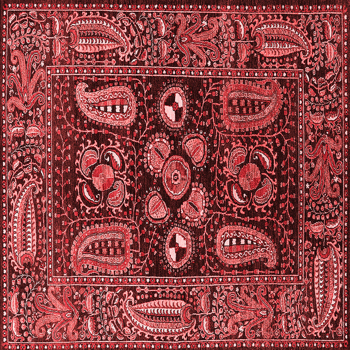 Oriental Red Industrial Rug, urb1148red