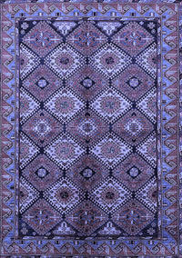 Oriental Blue Industrial Rug, urb1149blu