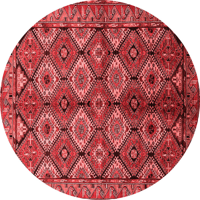 Machine Washable Oriental Red Industrial Rug, wshurb1149red